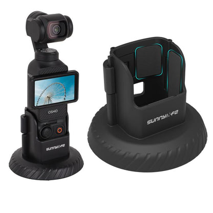 Soporte de sobremesa con base magnética Sunnylife para DJI Osmo Pocket 3 (negro)