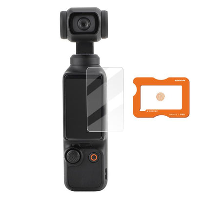 Película de vidrio Protector de pantalla AR antirreflejos, templado con localizador de película para DJI Osmo Pocket 3