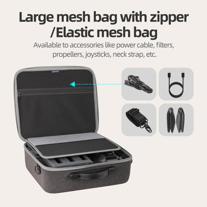 Estuche de transporte y bolsa de almacenamiento para el kit de drones Sunnylife para DJI Mavic 4 Pro (gris) — imagen 6