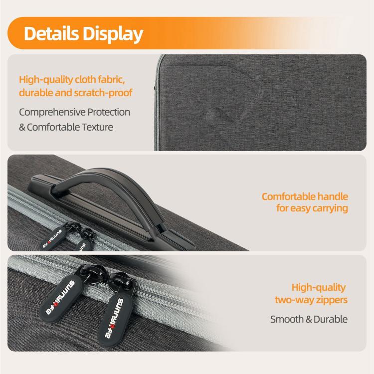 Estuche de transporte y bolsa de almacenamiento para el kit de drones Sunnylife para DJI Mavic 4 Pro (gris) — imagen 9