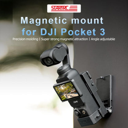 Base de montaje magnético plegable STARTRC para DJI Osmo Pocket 3 (negro) — imagen 5