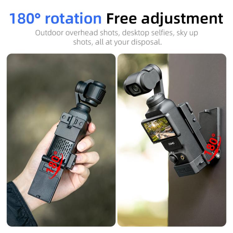 Base de montaje magnético plegable STARTRC para DJI Osmo Pocket 3 (negro) — imagen 10