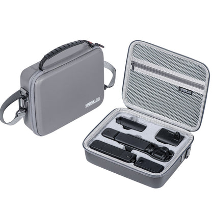 Estuche de transporte STARTRC Caja de almacenamiento portátil de PU para DJI Osmo Pocket 3 (gris)