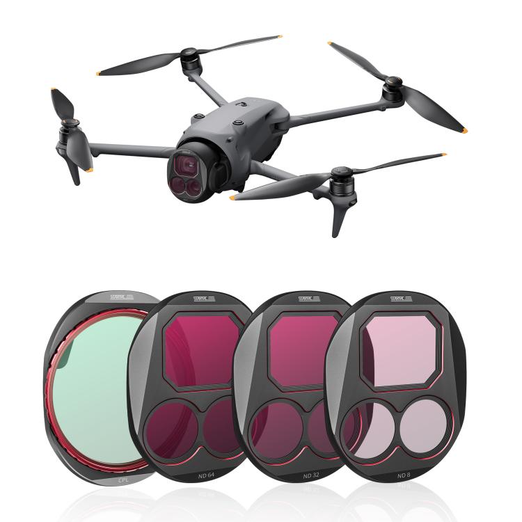 Kit de filtros de lente STARTRC 4 en 1 CPL ND8 ND32 ND64 para DJI Mavic 4 Pro