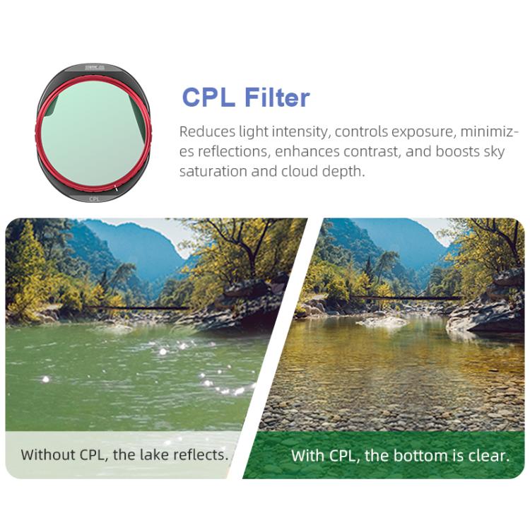 Kit de filtros de lente STARTRC 4 en 1 CPL ND8 ND32 ND64 para DJI Mavic 4 Pro — imagen 7