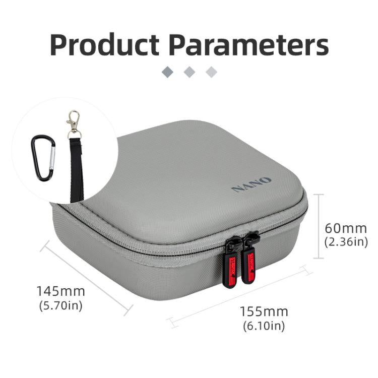 Estuche de transporte portátil mini estándar (gris) para DJI Mini — imagen 16