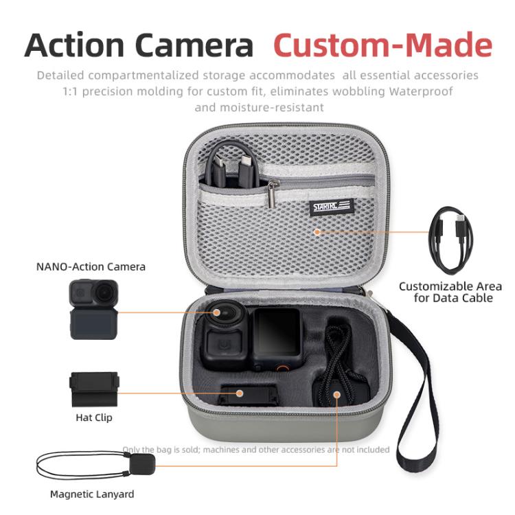 Estuche de transporte portátil mini estándar (gris) para DJI Mini — imagen 9