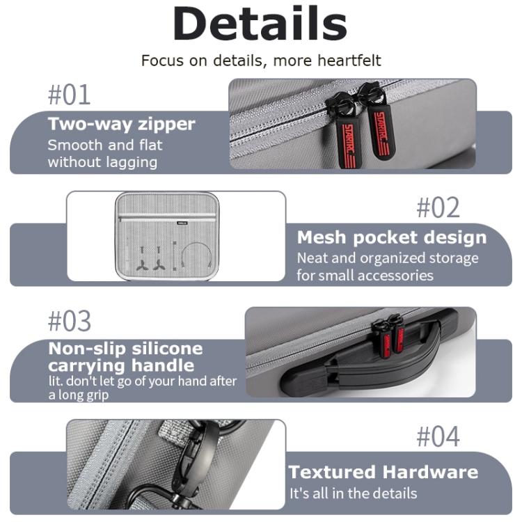 Bolso de hombro para guardar el STARTRC para DJI Neo (gris) — imagen 16
