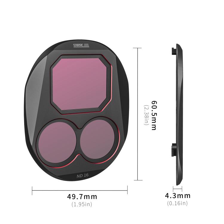 Kit de filtros de lente STARTRC 4 en 1 ND8, ND16, ND32 y ND64 para DJI Mavic 4 Pro — imagen 3