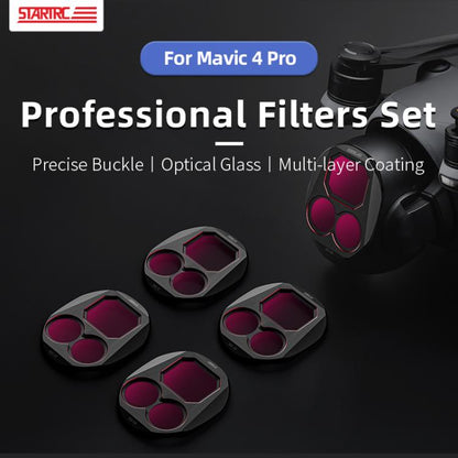 Kit de filtros de lente STARTRC 4 en 1 ND8, ND16, ND32 y ND64 para DJI Mavic 4 Pro — imagen 5