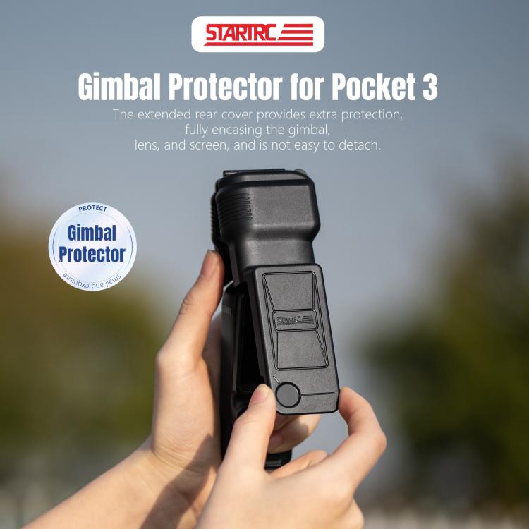 Funda protectora para lente de cámara STARTRC para DJI Osmo Pocket 3 (negra) — imagen 6