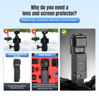Funda protectora para lente de cámara STARTRC para DJI Osmo Pocket 3 (negra) — imagen 7