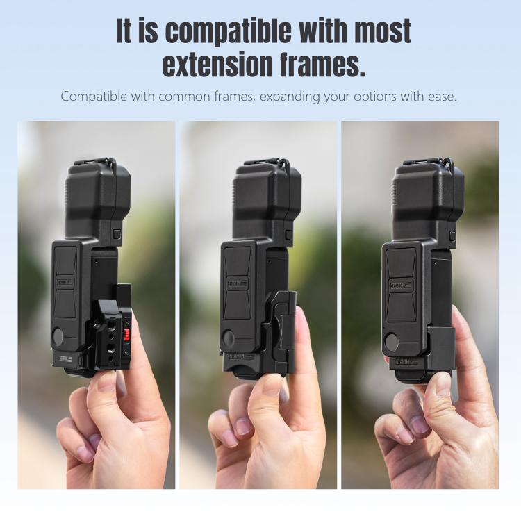 Funda protectora para lente de cámara STARTRC para DJI Osmo Pocket 3 (negra) — imagen 9