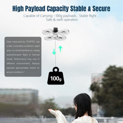STARTRC Sistema de lanzamiento aéreo Lanzador parabólico para DJI Flip (gris) — imagen 8