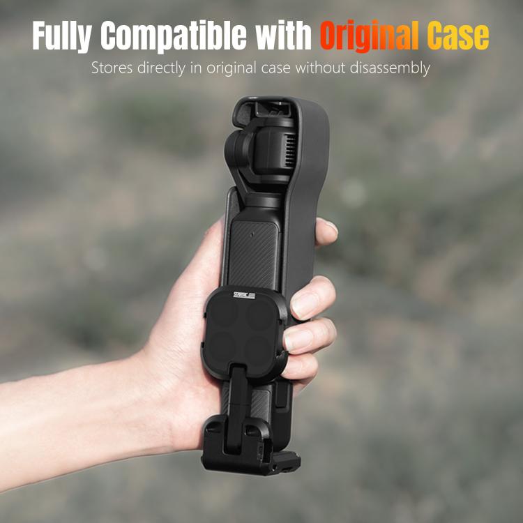 Soporte de expansión metálico en forma de L STARTRC para DJI Osmo Pocket 3 (negro) — imagen 6