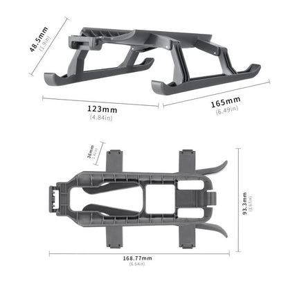 Trineo STARTRC con tren de aterrizaje elevado, anticaída y antisuciedad para DJI Mavic 4 Pro (gris) — imagen 3
