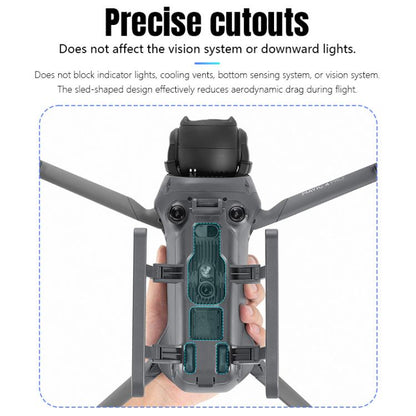 Trineo STARTRC con tren de aterrizaje elevado, anticaída y antisuciedad para DJI Mavic 4 Pro (gris) — imagen 9