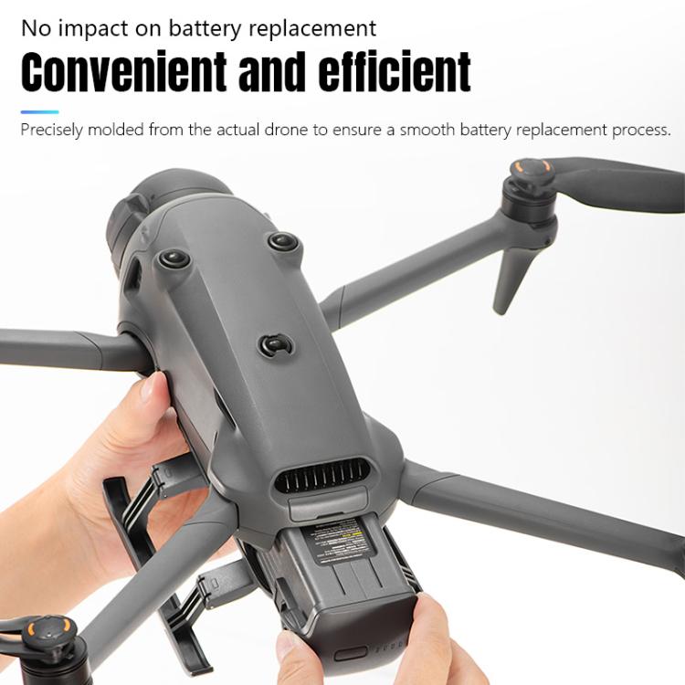 Trineo STARTRC con tren de aterrizaje elevado, anticaída y antisuciedad para DJI Mavic 4 Pro (gris) — imagen 10
