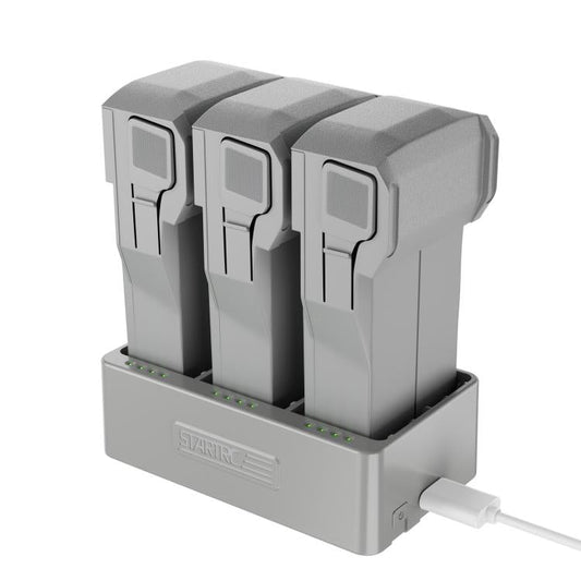Batería Cargador de STARTRC 3 en 1 para DJI Mini 3 Pro (gris)