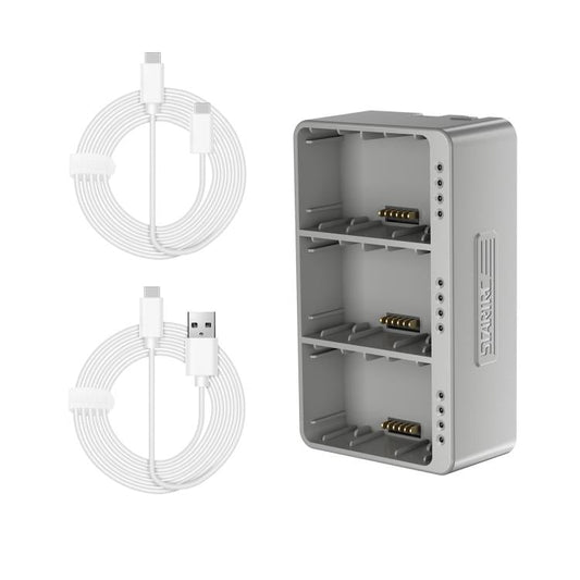 Batería Cargador de STARTRC 3 en 1 para DJI Mini 3 Pro (gris) — imagen 2