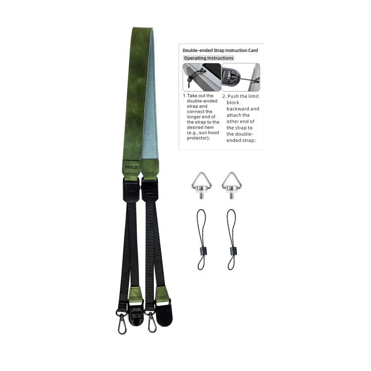 Correa de cuello de doble extremo STARTRC QuickLink (verde) — imagen 2