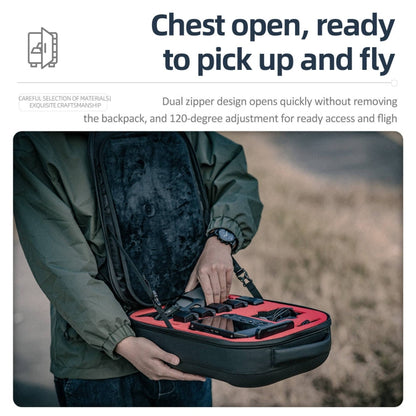 Mochila con bolso de hombro impermeable y carcasa dura STARTRC para DJI Mavic 3 Pro / Mavic 3 Classic / Mini 4 Pro y más (ne…