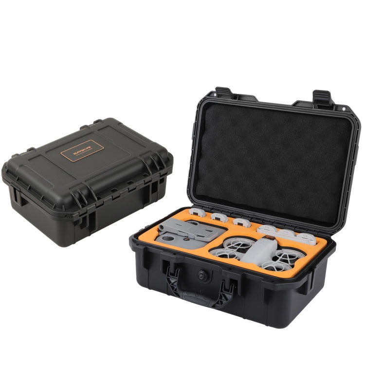 Estuche de seguridad, resistente al agua y a los golpes, estuche rígido para viajes para DJI Neo (negro)