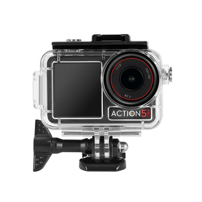 Carcasa impermeable para buceo subacuático de 60 m para DJI Osmo Action 5 (transparente)