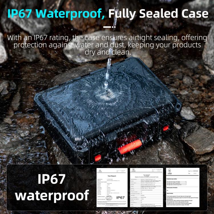 Estuche de almacenamiento Para DJI160; STARTRC tipo estuche ABS resistente al agua para DJI Flip (negro) — imagen 8