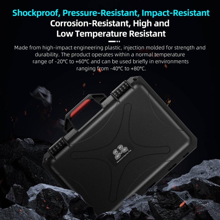 Estuche de almacenamiento Para DJI160; STARTRC tipo estuche ABS resistente al agua para DJI Flip (negro) — imagen 9