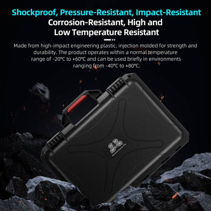 Estuche de almacenamiento Para DJI160; STARTRC tipo estuche ABS resistente al agua para DJI Flip (negro) — imagen 9