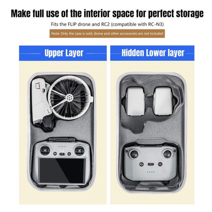 Bolsa de hombro integrada para almacenamiento de STARTRC para DJI Flip (gris) — imagen 5