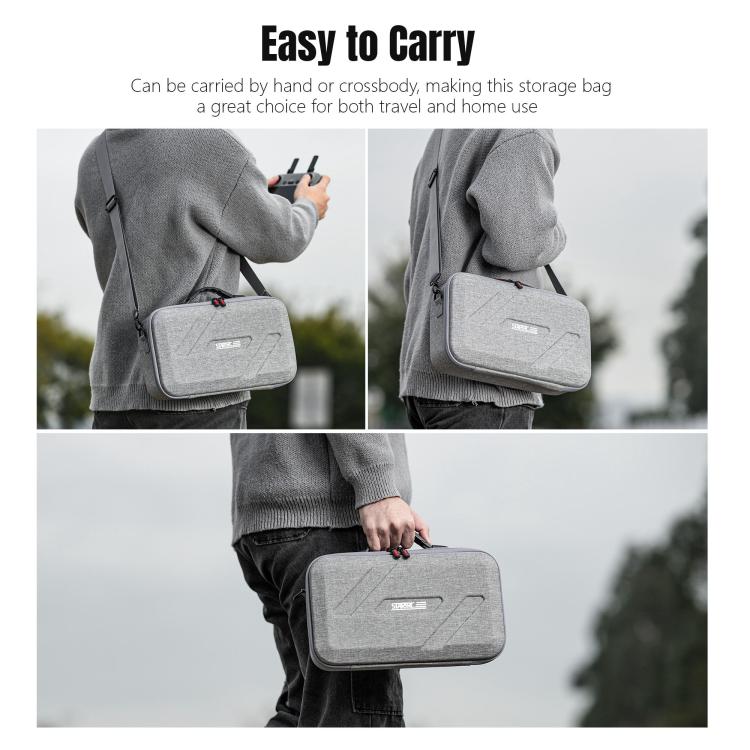 Bolsa de hombro integrada para almacenamiento de STARTRC para DJI Flip (gris) — imagen 8
