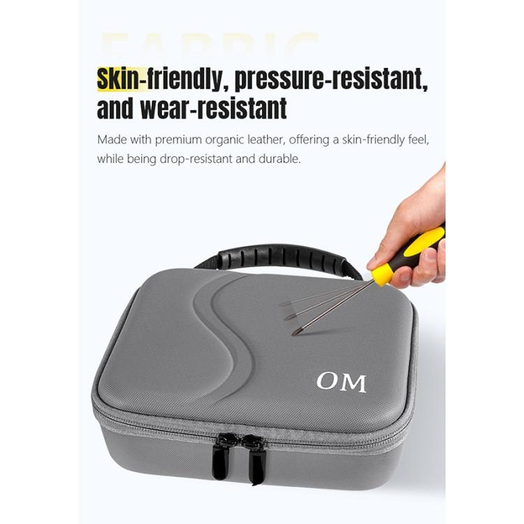 Estuche de PU impermeable y a prueba de golpes para DJI Osmo Mobile 7 (gris) — imagen 13