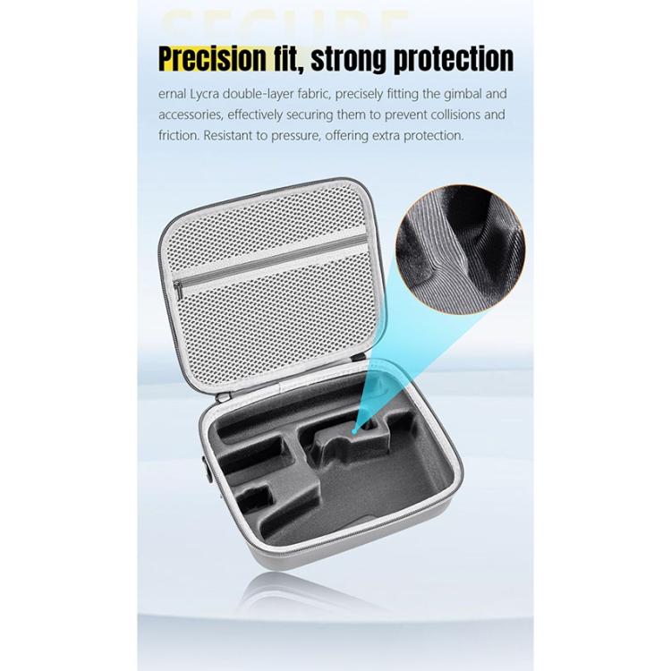 Estuche de PU impermeable y a prueba de golpes para DJI Osmo Mobile 7 (gris) — imagen 10