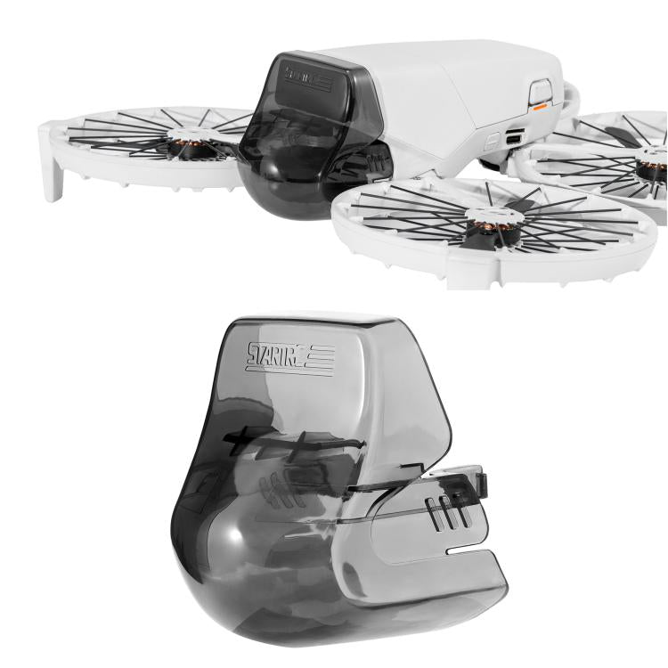 Cubierta protectora para lente y estabilizador para DJI Flip (transparente negra)