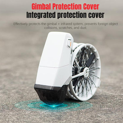 Cubierta protectora para lente y estabilizador para DJI Flip (transparente negra) — imagen 5