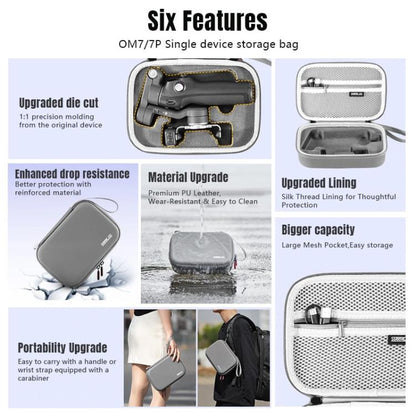 Bolsa de transporte portátil para DJI Osmo Mobile 7 (gris) — imagen 4