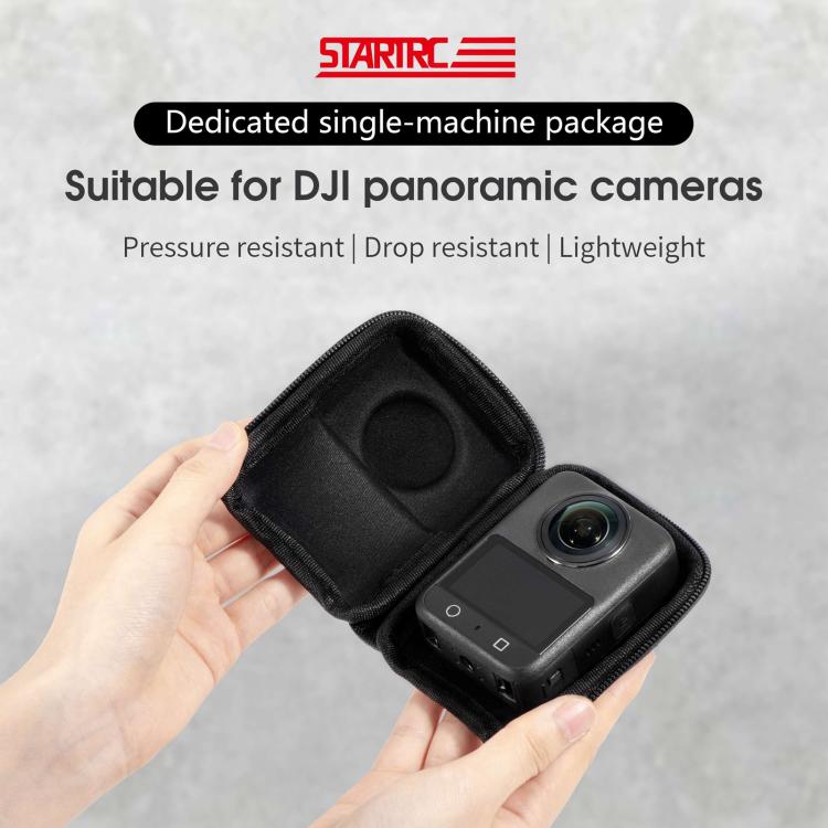 Bolsa de almacenamiento ligera y portátil para DJI Osmo 360 (negra) — imagen 4