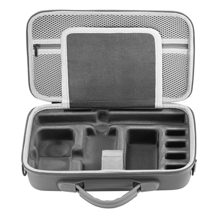 Bolso de mano portátil de PU, kit completo para DJI Osmo 360 (gris) — imagen 3