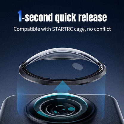 Lente Protector de STARTRC para DJI Osmo 360 (negro) — imagen 9