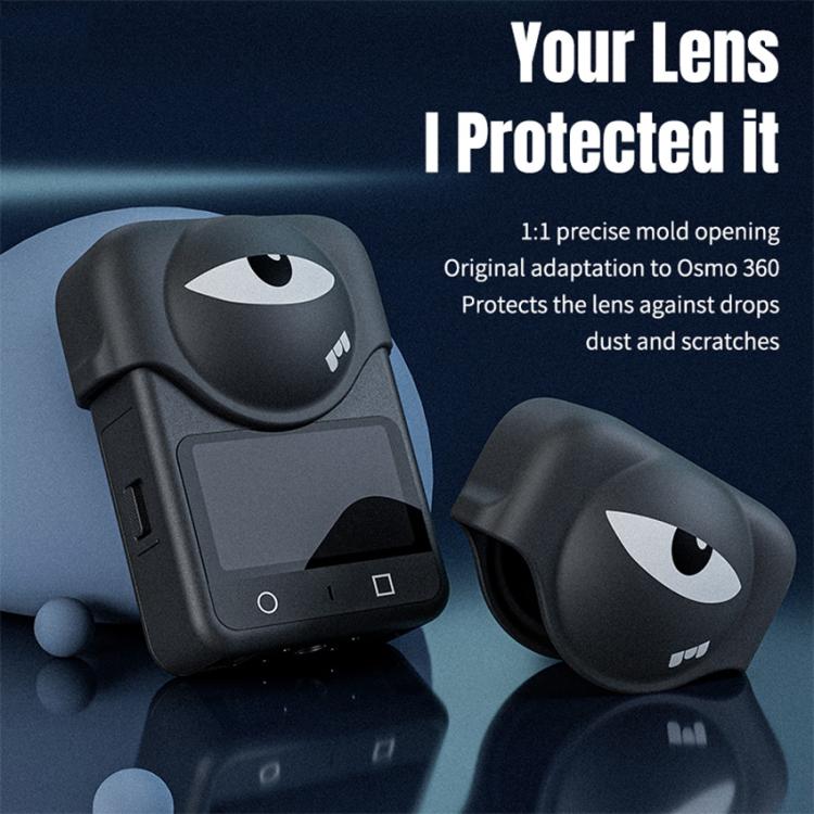 Tapa de silicona para lente de cámara para DJI Osmo 360 (negra) — imagen 7