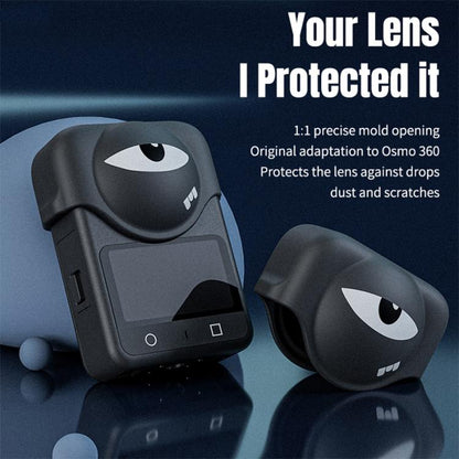 Tapa de silicona para lente de cámara para DJI Osmo 360 (negra) — imagen 7