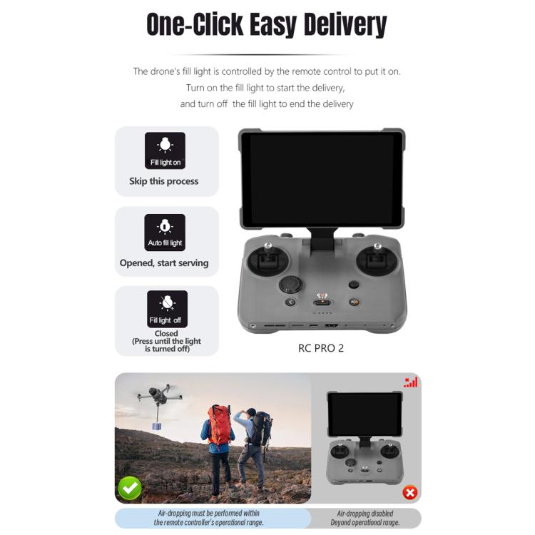 Soporte de expansión Lanzador parabólico con STARTRC para DJI Mavic 4 Pro (negro) — imagen 10