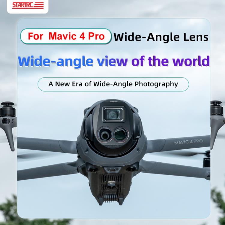 Filtro de lente gran angular STARTRC para dron para DJI Mavic 4 Pro (negro) — imagen 3