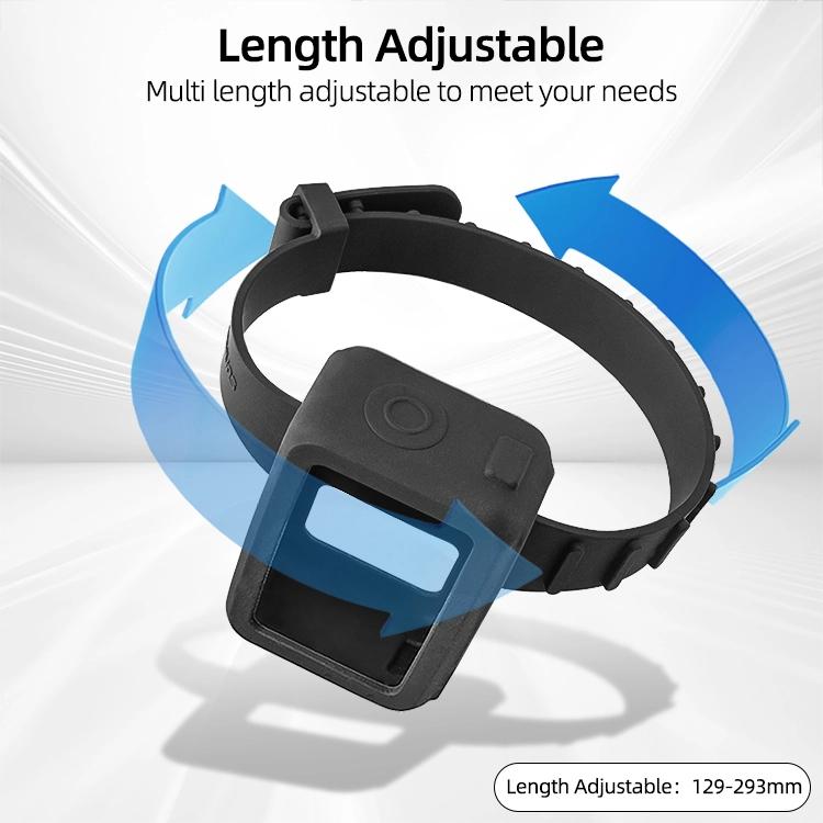 Correa de muñeca de expansión, funda protectora de silicona, correa para bicicleta, collar para gato (negro) — imagen 11