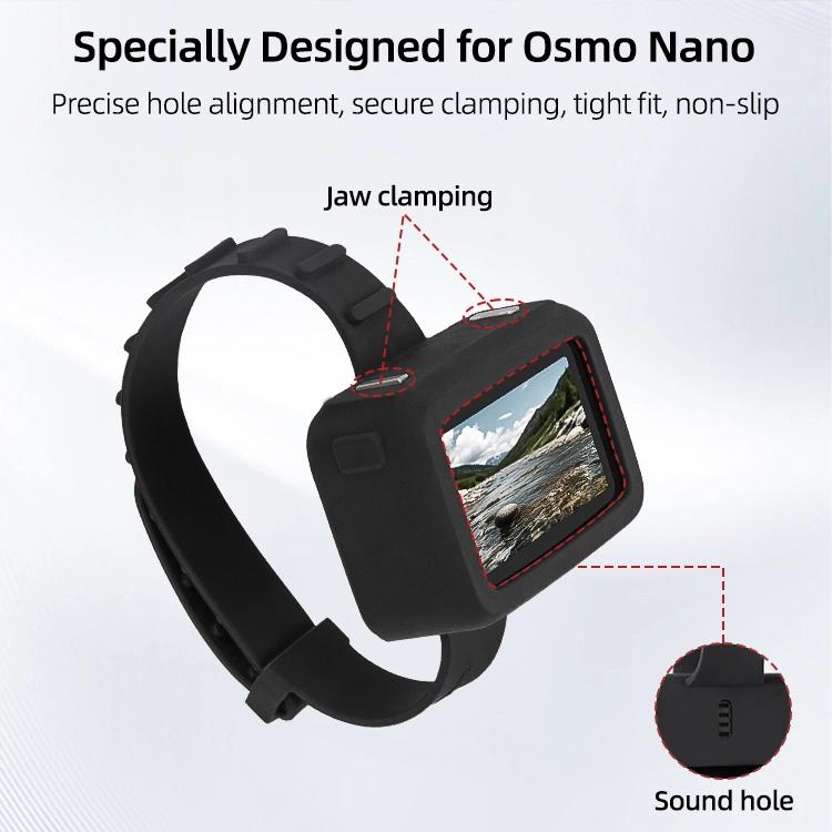 Correa de muñeca de expansión, funda protectora de silicona, correa para bicicleta, collar para gato (negro) — imagen 8