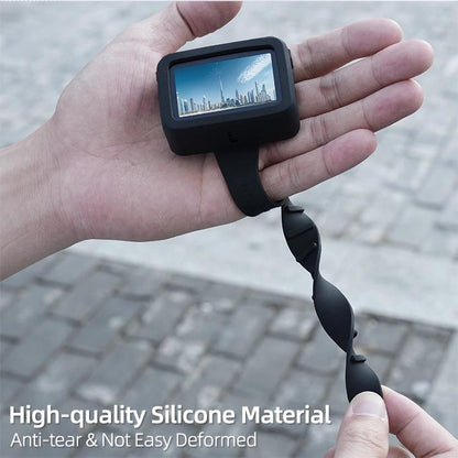 Correa de muñeca de expansión, funda protectora de silicona, correa para bicicleta, collar para gato (negro) — imagen 9