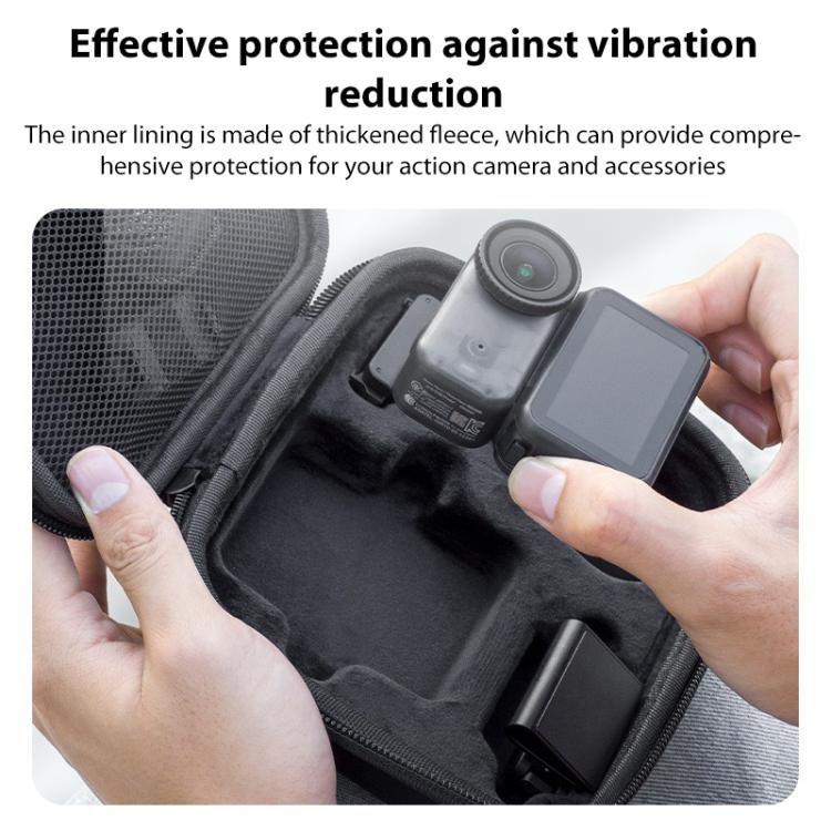 Bolsa de transporte portátil mini combo de PU (negra) para DJI Mini — imagen 3