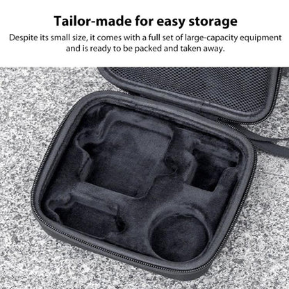 Bolsa de transporte portátil mini combo de PU (negra) para DJI Mini — imagen 6